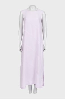 Light purple linen dress