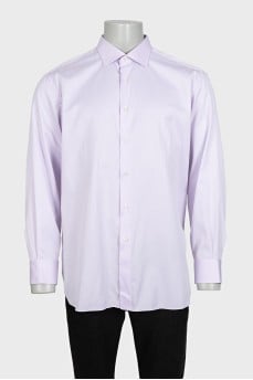 Men's straight pink shirt