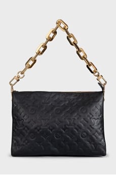 Coussin leather bag