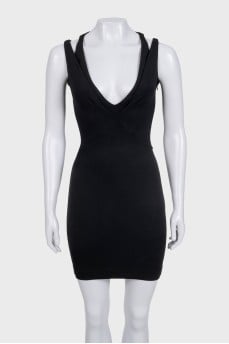 Bodycon dress with double straps