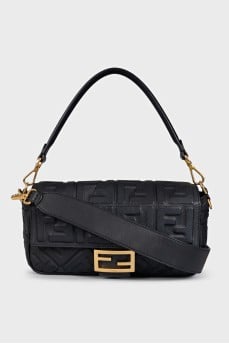 Black Baguette Crossbody