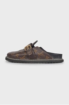 Коричневі сабо LV Cosy