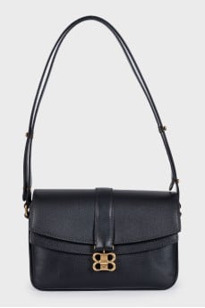 Чорна сумка Lady flap bag