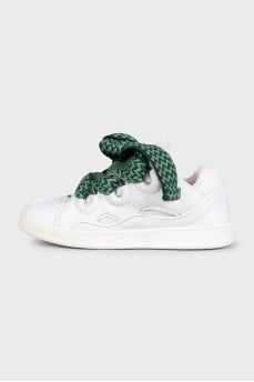 Leather Curb sneakers