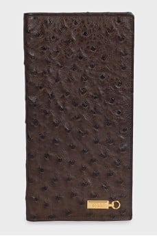 Brown leather wallet