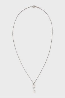 Silver pendant on a chain