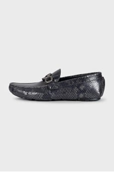 Men's animal print loafers