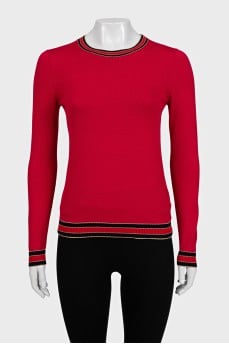 Hot pink wool jumper