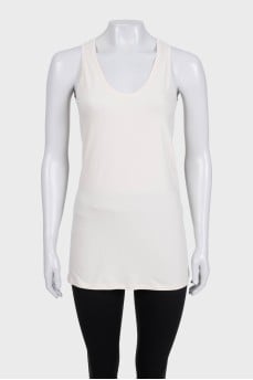 Long straight cut T-shirt