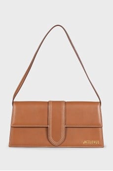 Le Bambino brown leather bag
