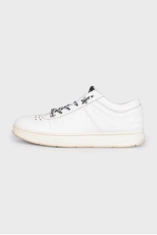 White leather Hawaii/F sneakers