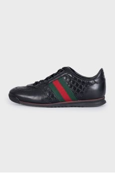 Men's black Screener sneakers
