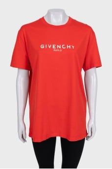 Red T-shirt with print