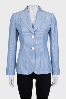 Deep striped print jacket