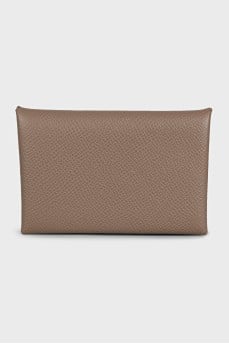 Calvi brown wallet