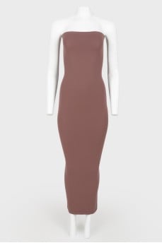 Coffee -colored dress