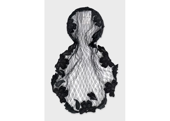 Dolce & Gabbana Black Lace Veil Headband Headband with lace veil 88306932 — Shop Worldwide | The  main image 3