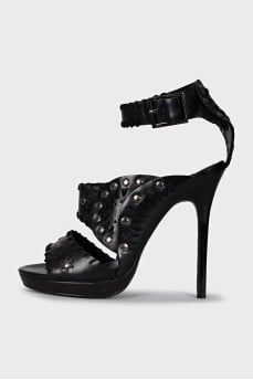 Чорні босоніжки by Jimmy Choo x H&M