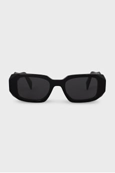 Black sunglasses with logo