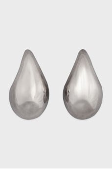 Серебряные фигурные серьги