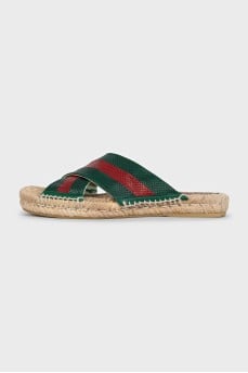 Men's printed flip-flops