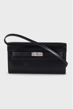 Black leather Kelly Classique To Go bag