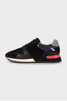 Combined sneakers with perforations