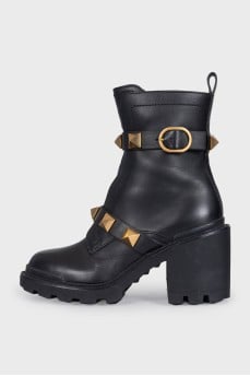 Чорні черевики Rockstud