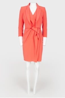 Costume coral colored dress