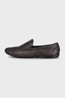 Men's loafers with branded embossing