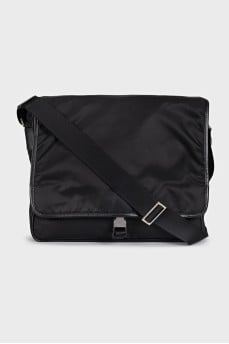 Men's vintage textile briefcase