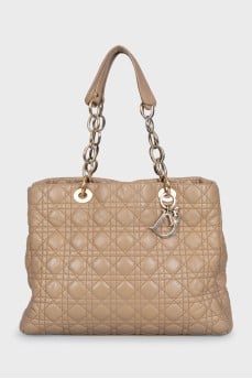 Тоут бежевого цвета Lady Dior