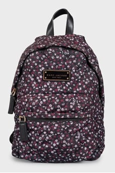Backpack with a small print