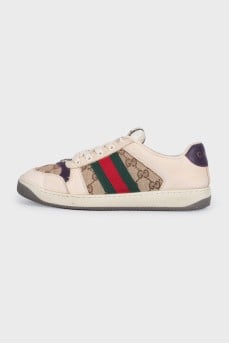 Screener printed sneakers