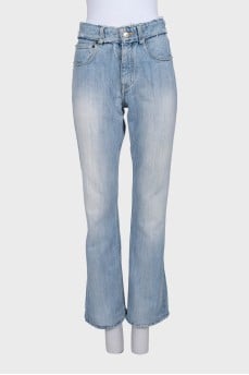 Джинси boot cut fit із необробленим краєм