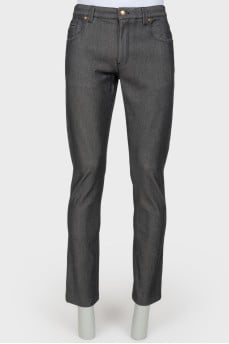 Men's black jeans