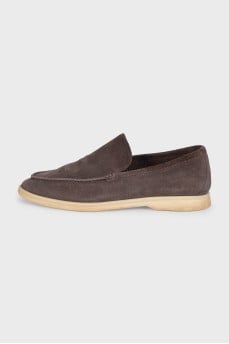 Brown Suede Summer Walk Loafers
