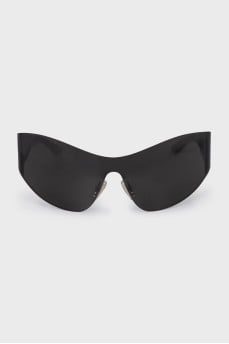 Black sunglasses mask