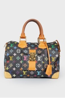 Black Monogram Multicolor Speedy 30 bag