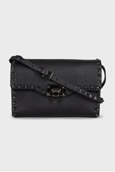 Крос-боді чорного кольору Rockstud