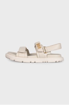 Dioract leather sandals