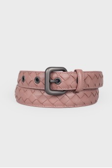 Cappuccino braided belt