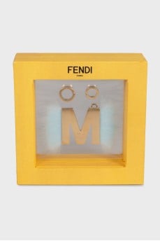 Golden pendant with decor
