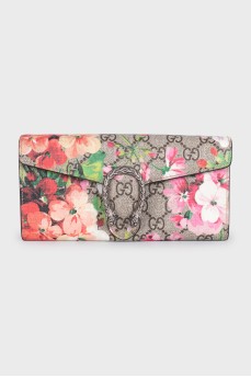 Кошелек из кожи с декором Dionysus Wallet On Chain