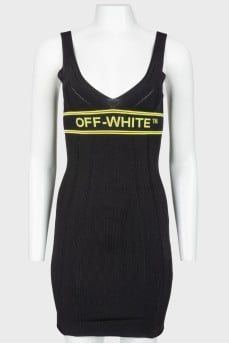 Black strappy dress