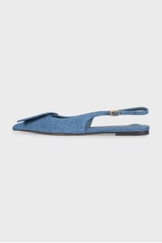 Джинсові слінгбеки Les slingbacks Duelo