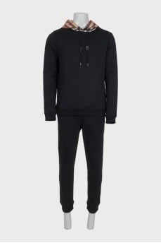 Men's tracksuit with printed inserts