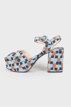 Feet printing sandals