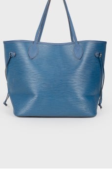 Blue Epi Leather Neverfull MM bag