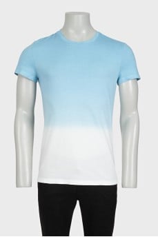 Men's gradient t-shirt with tag